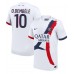 Maillot de foot Paris Saint-Germain Ousmane Dembele #10 Extérieur vêtements 2024-25 Manches Courtes